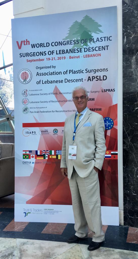 Il professor Zocchi al V WORLD CONGRESS OF PLASTIC SURGEONS OF LEBANESE DESCENT
